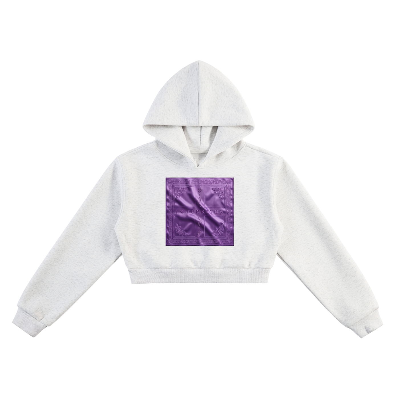 Album Cover Cropped Hoodie