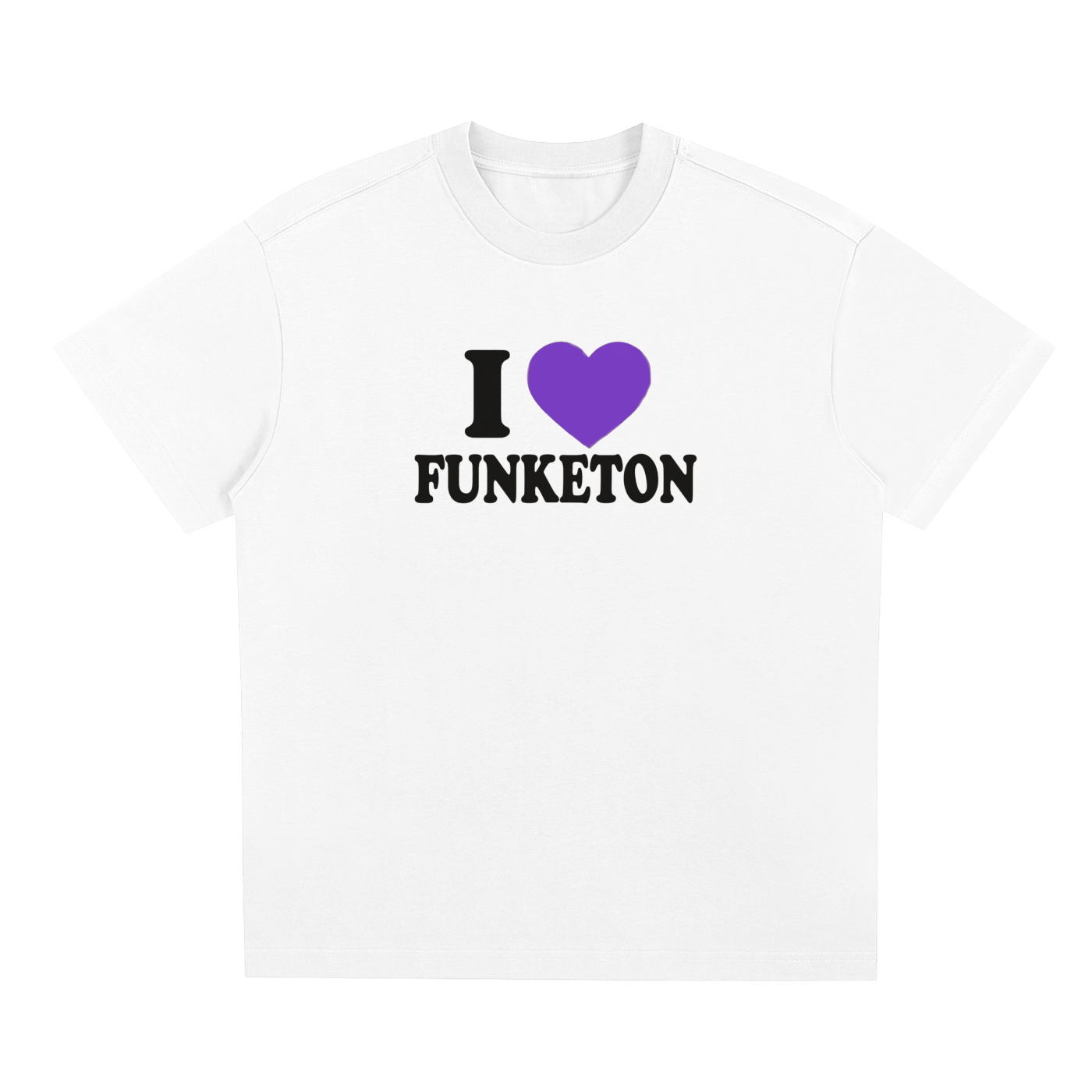 UNISEX Oversized T-Shirt - I <3 FUNKETON
