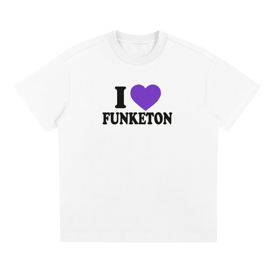 UNISEX Oversized T-Shirt - I <3 FUNKETON