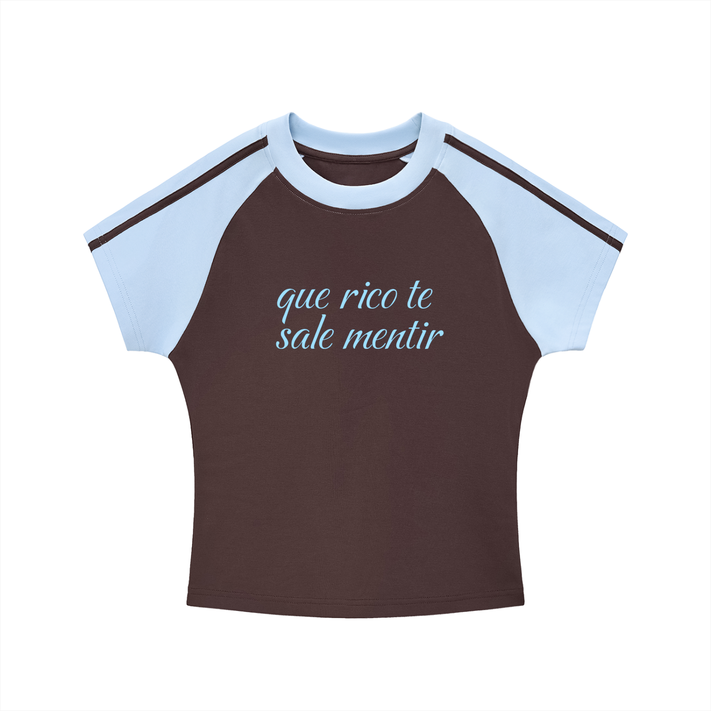 "Q rico te sale mentir" - baby tee