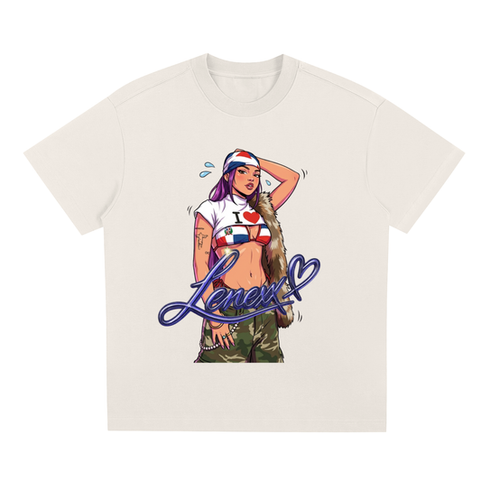 UNISEX Graphic LENEXX T-Shirt Close Up