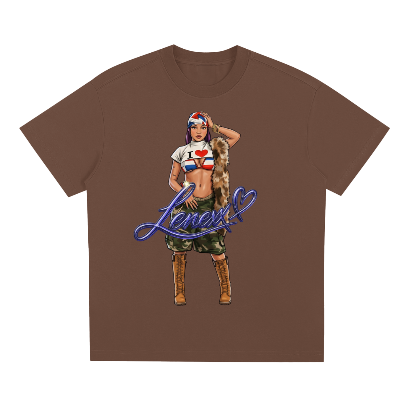 UNISEX Graphic LENEXX T-Shirt Close Up