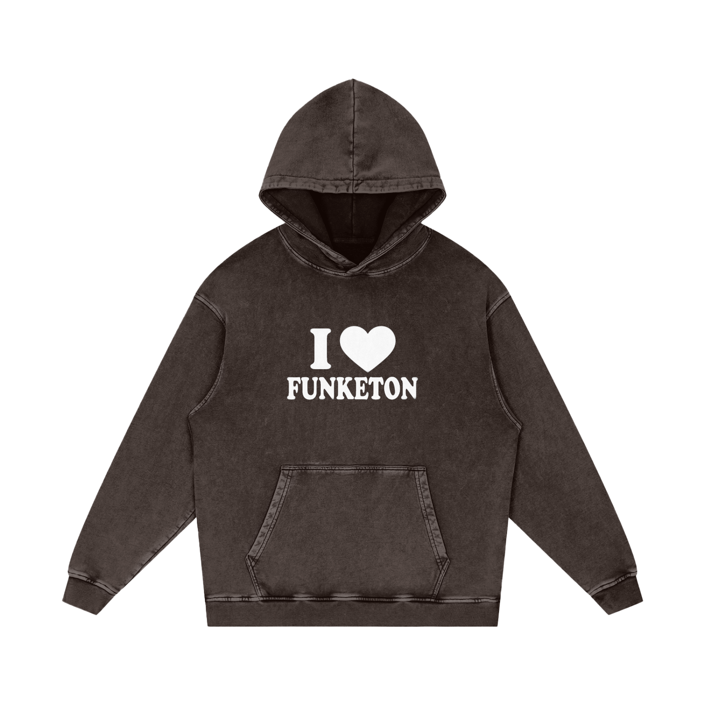 I 💜 FUNKETON Cotton Hoodie