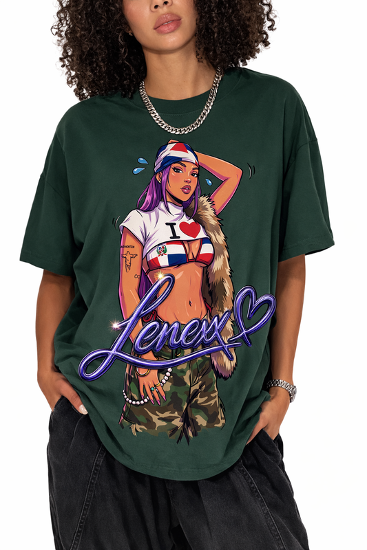 UNISEX Graphic LENEXX T-Shirt Close Up