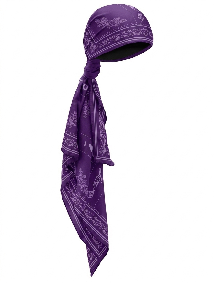 Satin BANDANA "I 💜 FUNKETON"