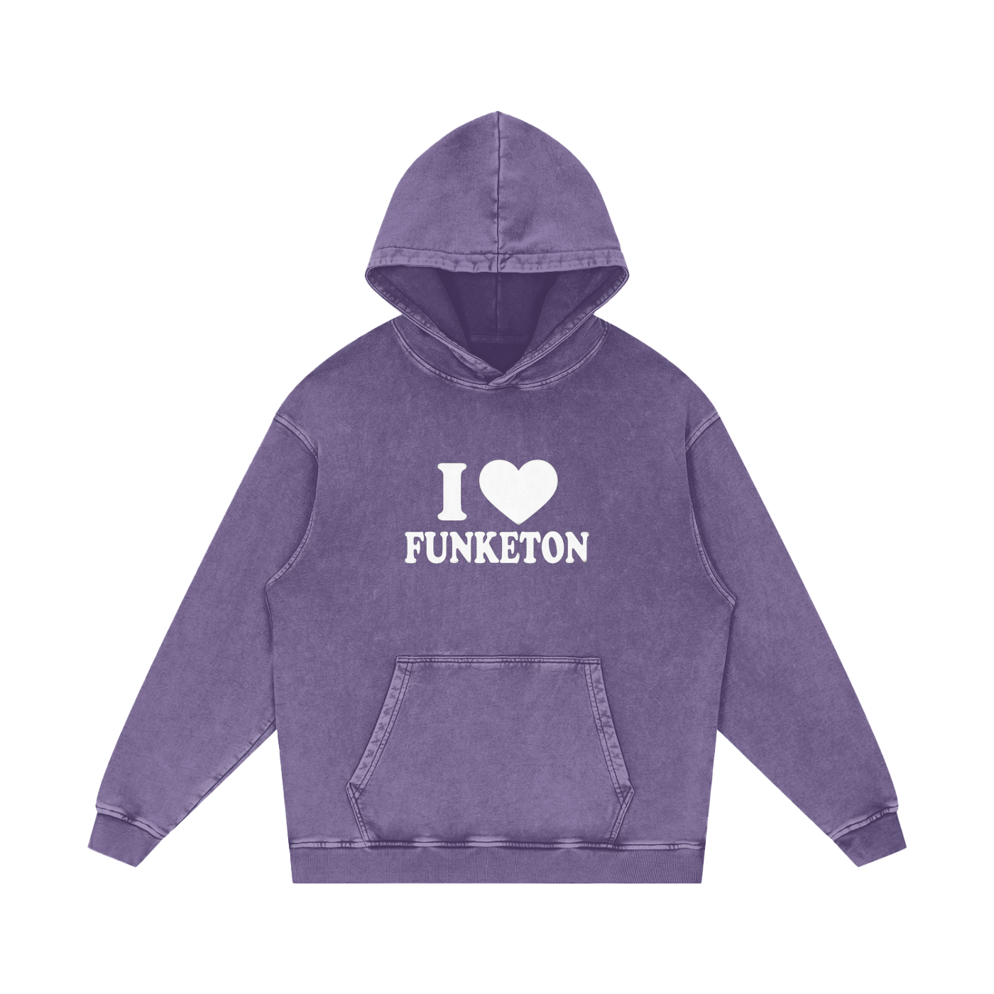 I 💜 FUNKETON Cotton Hoodie