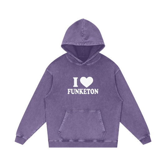 I 💜 FUNKETON Cotton Hoodie