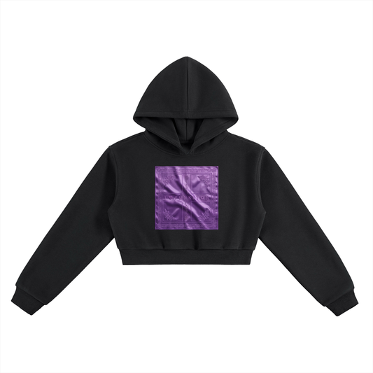 Album Cover Cropped Hoodie